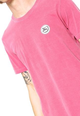 Camiseta Von Dutch Logo Rosa