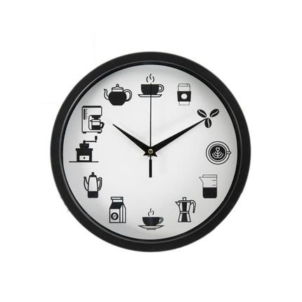Relógio de Parede Redondo Analógico Café 25cm - Casambiente - Marca Casa Ambiente