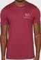 Camiseta RVCA Dry Brush Vinho - Marca RVCA