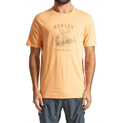 Camiseta Hurley Good Days SM24 Masculina Laranja - Marca Hurley
