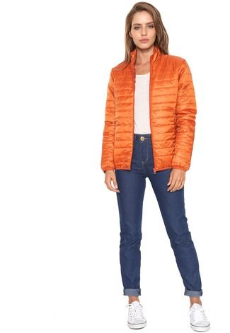 Jaqueta Feminina Puffer Jessy Laranja