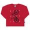 Camiseta Manga Longa Vermelho - Bebê - Meia Malha Camiseta Vermelho Ref:47252-65-G - Marca Pulla Bulla
