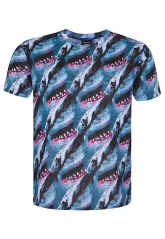 Camiseta Cavalera Indie Shark Azul