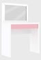 Penteadeira Twister Neve/Quartzo Rosa Tcil Móveis - Marca Tcil Móveis