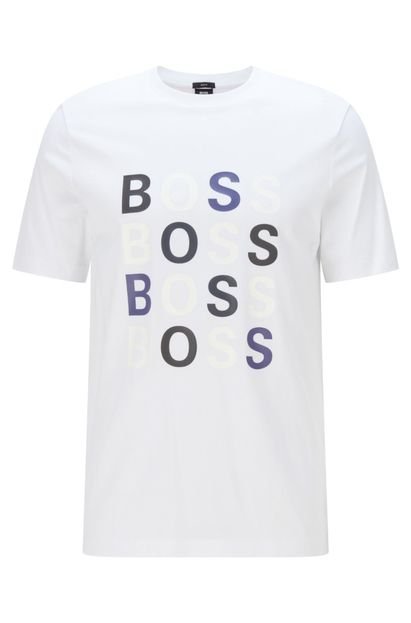 Camiseta BOSS Tessler Branco - Marca BOSS