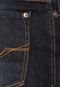 Calça Jeans Guess Reta Pesponto Azul - Marca Guess