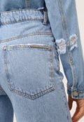 Calça Jeans Lança Perfume Wide Leg Pedraria Azul - Marca Lança Perfume