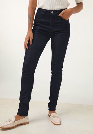 Calça Jeans Dudalina Skinny Essentials Azul-Marinho