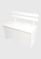 Caixa porta Trecos C/ Acento Branco Completa Móveis - Marca Completa Móveis