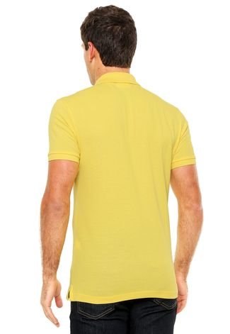 Camisa Polo Lacoste Tag Amarela