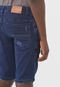 Bermuda Jeans Biotipo Reta Desgastes Azul-Marinho - Marca Biotipo