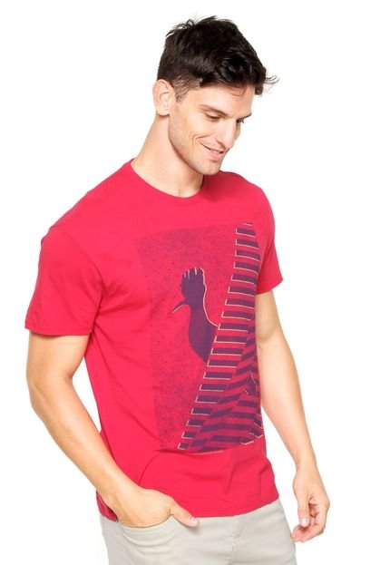 Camiseta Reserva Poá Gráfico Vermelha - Marca Reserva