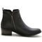 Bota Feminina Coturno Ziper Salto Baixo Preta - Marca Lavini Shoes