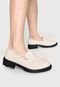 Mocassim Forever 21 Tratorado Off-White - Marca Forever 21