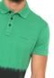 Camisa Polo Ellus Regular Fit Dip Dye Verde - Marca Ellus