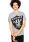 Camiseta New Era Oakland Raider Cinza - Marca New Era