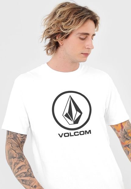 Camiseta Volcom Crisp Stone Branca - Marca Volcom