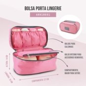 Bolsa Porta Lingerie Jacki Design Viagem Azul - Marca Jacki Design