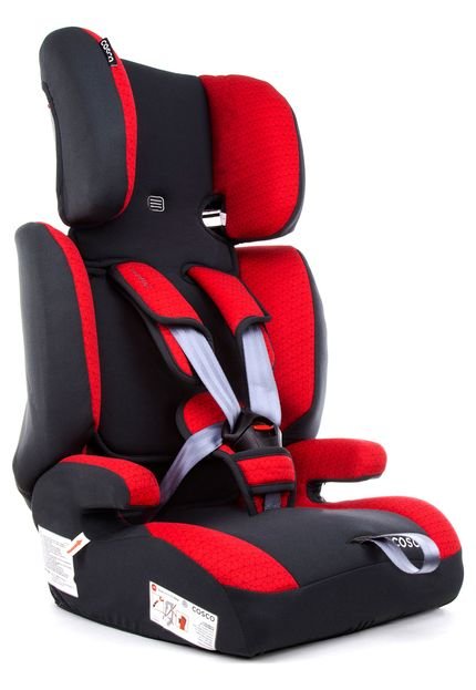 Cadeira para carro Prisma Cosco Vermelha/Cinza - Marca Cosco