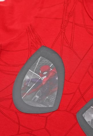 Camiseta Infantil Brandili Homem Aranha Vermelha