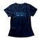Camiseta Feminina Typeface Anatomy - Azul Marinho - Marca Studio Geek 
