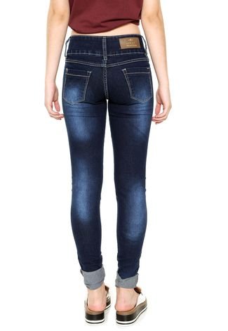 Calça Jeans GRIFLE COMPANY Skinny Estonada Azul