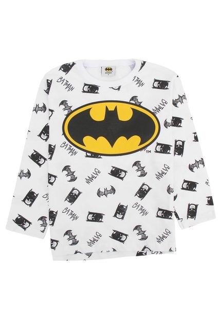 Camiseta Batman Infantil Batman Branca - Marca Batman