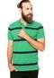 Camisa Polo Tommy Hilfiger Regular Fit Listras Verde - Marca Tommy Hilfiger