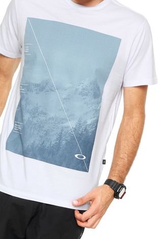 Camiseta Oakley Tri-Mountain Branca