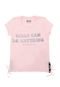 Blusa Young Class Girl Power Rosa - Marca Young Class