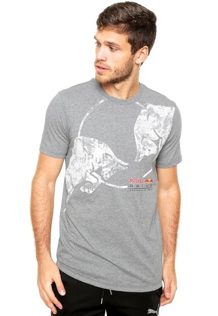 Camiseta Puma Styfr-Rbr Graphic Cinza - Marca Puma