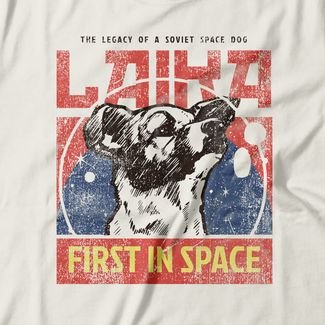 Camiseta Laika - Off White