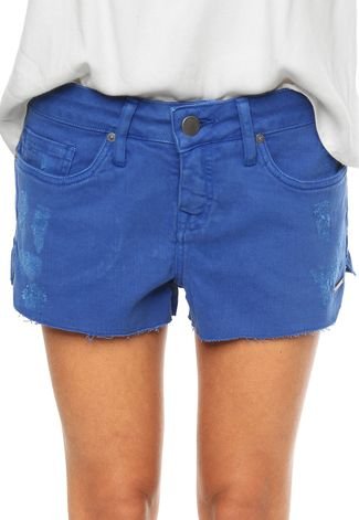 Short Sarja Calvin Klein Jeans Bolsos Azul