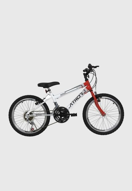 Menor preço em Bicicleta infantil Aro 20 Mtb 18 Marchas Evolution Masculina Vermelha Athor Bikes