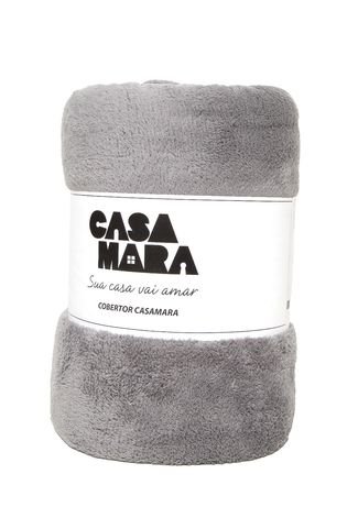 Manta Casal Kacyumara Casamara Blanket 180x220cm Cinza