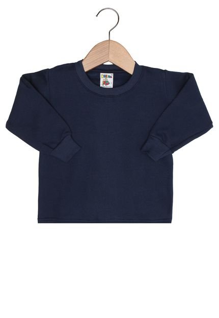 Blusa De Moletom Molekada Infantil Azul - Marca Molekada