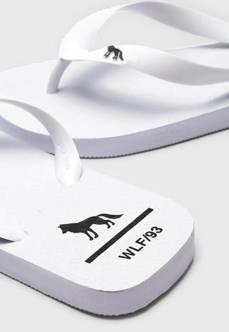 Chinelo Acostamento Logo Branco Compre Agora Dafiti Brasil