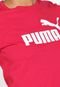 Camiseta Puma Logo Rosa - Marca Puma