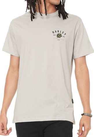 Camiseta Oakley Temples Cinza