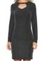 Vestido D.DRESS Curto Lurex Preto - Marca D.DRESS