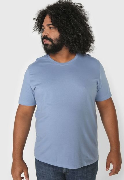 Camiseta Hering Lisa Azul - Marca Hering
