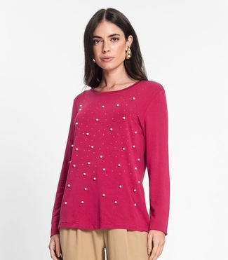 Blusa Feminina Manga Longa Endless Vermelho