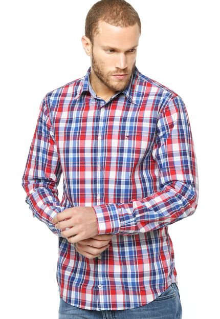 Camisa Tommy Hilfiger Authentic Azul - Marca Tommy Hilfiger