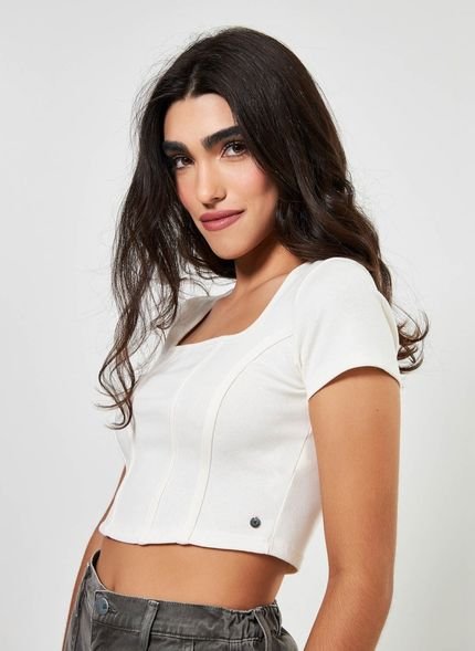 Blusa Cropped Corselet - Marca Youcom