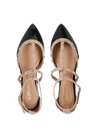 Sapatilha DAFITI SHOES Tiras Preta - Compre Agora