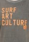Camiseta Manga Curta Reef Surfart Cinza - Marca Reef