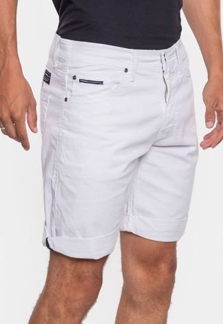 Bermuda Oneill Jeans Masculina Branca