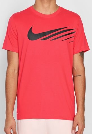 Camiseta Nike Logo Rosa