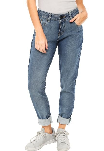 Calça Jeans Hurley Estonada Bordada Azul - Marca Hurley