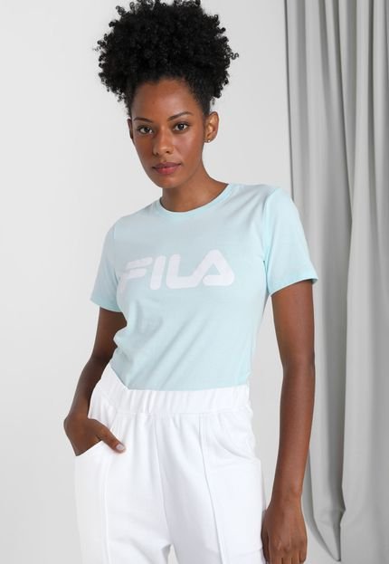 Camiseta Fila Basic Letter Azul - Marca Fila